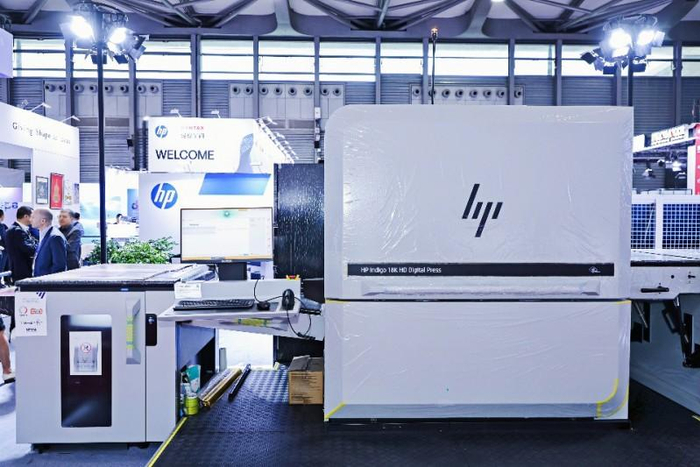 图：HP Indigo 18K HD数字印刷机