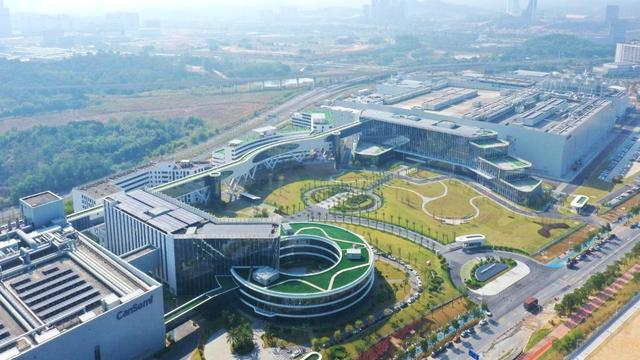 粤芯半导体技术股份有限公司外景 图片来源：新华社