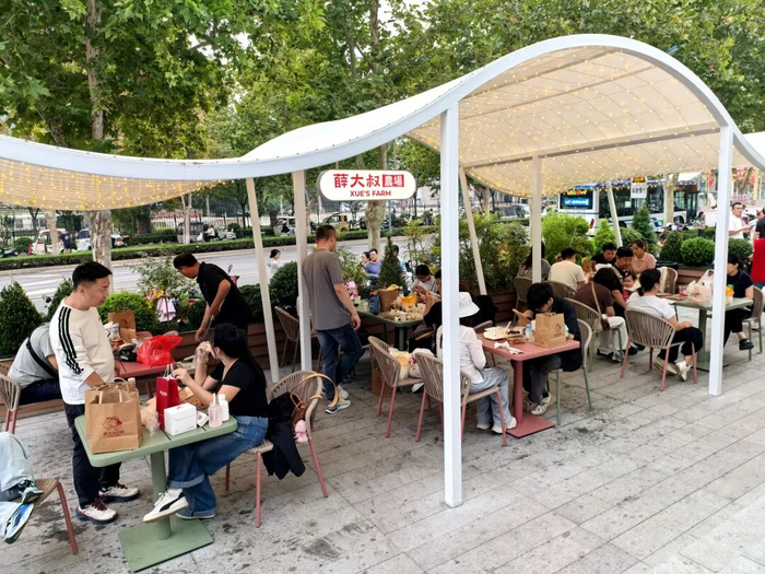 门店外摆区域