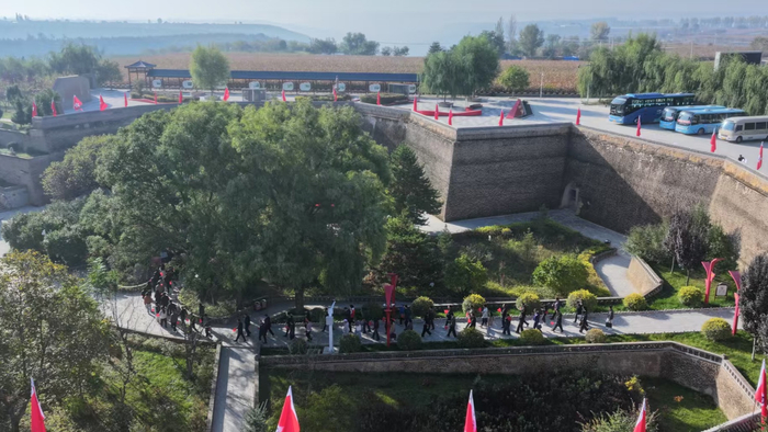 乔家渠工农红军长征毛泽东宿营地 彭阳县宣传部提供