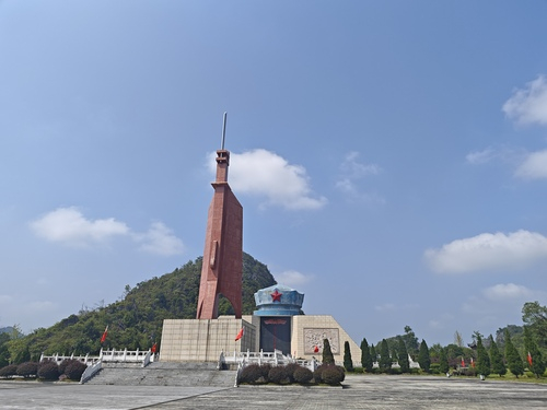 湘江战役新圩阻击战酒海井红军纪念园外景