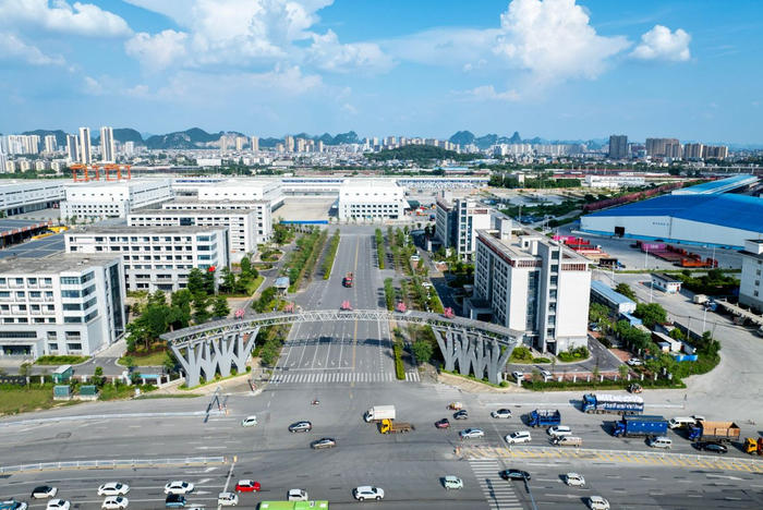 柳州铁路港。受访者供图