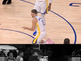 太搞了！NBA官方对比波姐和库里的3+1庆祝：谁数得更好？