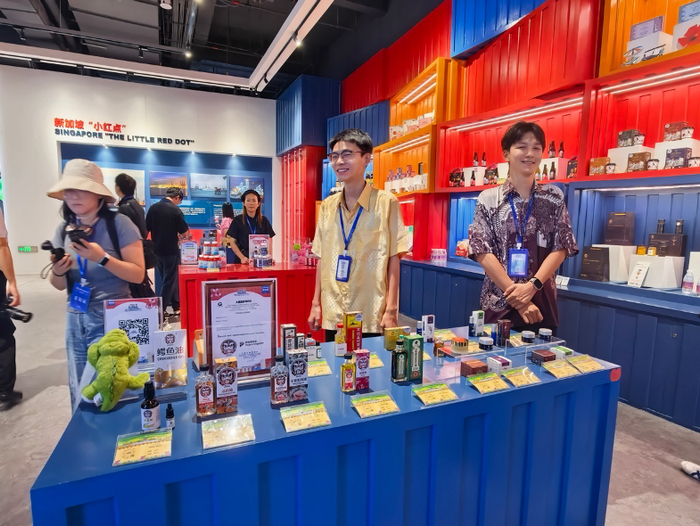 　　中国－东盟商品汇聚中心。 祝惠春摄