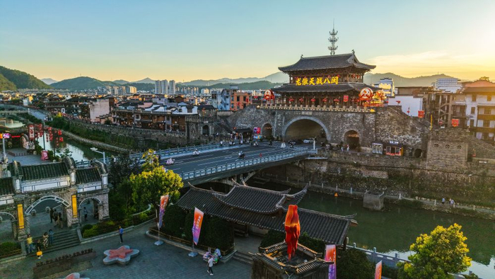 这是福建长汀县城济川门（6月22日摄）。新华社发（朱芳彬 摄）