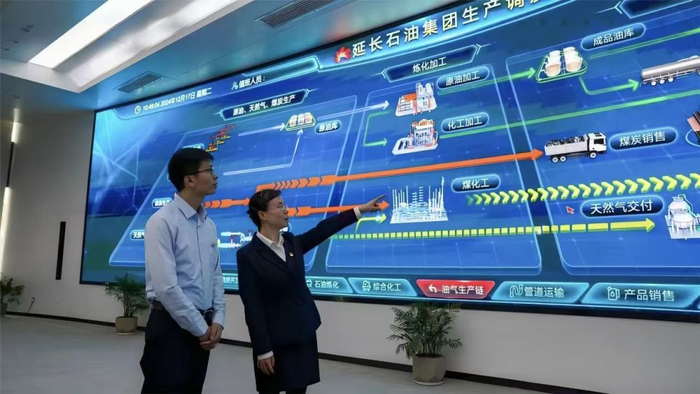 卡奥斯天智工业大模型在石油企业落地。（受访企业供图）