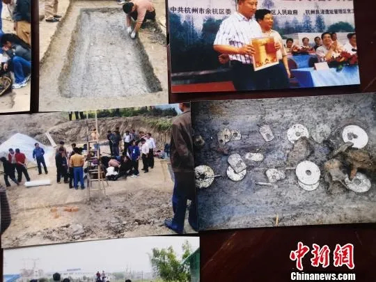 康宏果家挖出的良渚墓葬。张煜欢 摄