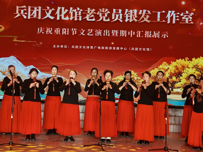图为葫芦丝表演现场。梁艳 摄