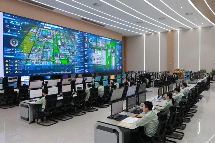 内丘县河北建滔能源发展有限公司数字化智能工厂平台。受访者供图