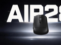 达摩鲨预告指握鼠标Air 28：nRF54L15 + PAW3955，28g质量