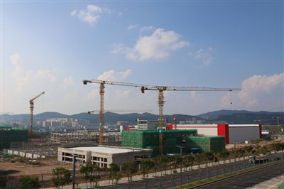 图为春梅二期项目施工现场。