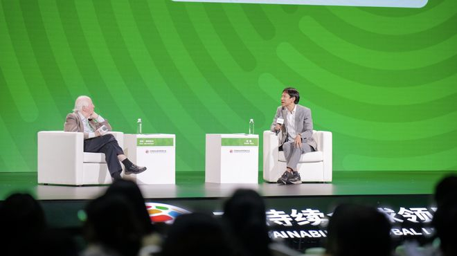 对谈中的项飙与艾伦·麦克法兰 图源：2026可持续全球领导者大会