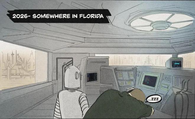 Calif 用漫画还原了 AI 审计的现场｜图片来源：Calif