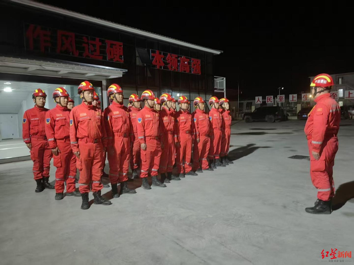 ▲中国安能集结