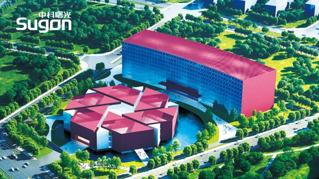图5：中科曙光绿色数据中心建筑群鸟瞰