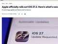 苹果发布 iOS 27.2：针对iPhone Duo新增Apple Pencil支持