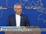 视频丨伊朗外交部：实现地区可持续安全需依靠各国信任与合作