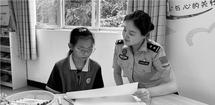         2025年3月至2026年6月，温明睿赴广西三江县斗江镇第二小学支教。 警方供图