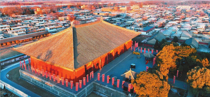 义县奉国寺大雄殿。 本报记者 杨靖岫 摄
