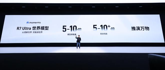 Momenta CEO在发布会上 图片来源：XHEART