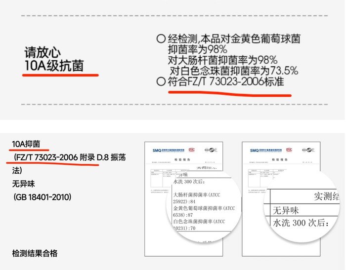 △某两款抗菌内裤的介绍（截图自电商平台）
