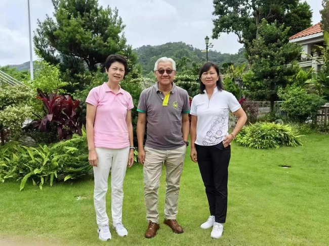 从左到右：林少茹、戴耀宗、林燕媚