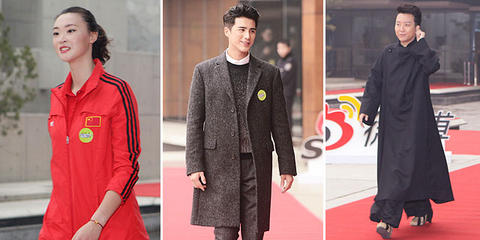 新浪奥运战略发布会红毯秀