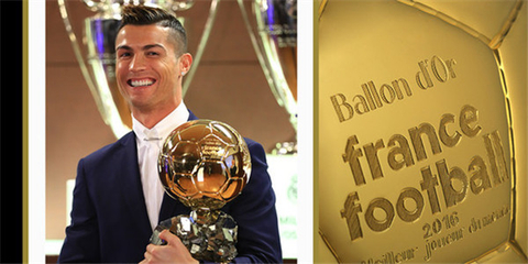 金球奖最终排名：C罗加冕