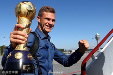联合会杯德国队夺冠启程回国