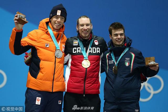 平昌冬奥会颁奖图片