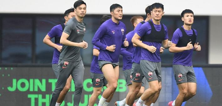 深圳队赛前训练备战