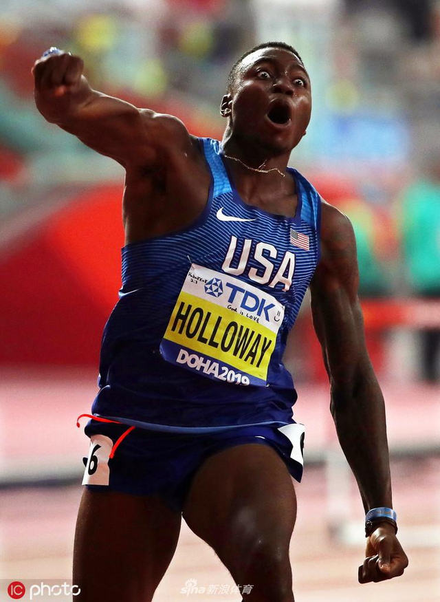世锦赛110米栏霍洛威夺冠_新浪图片