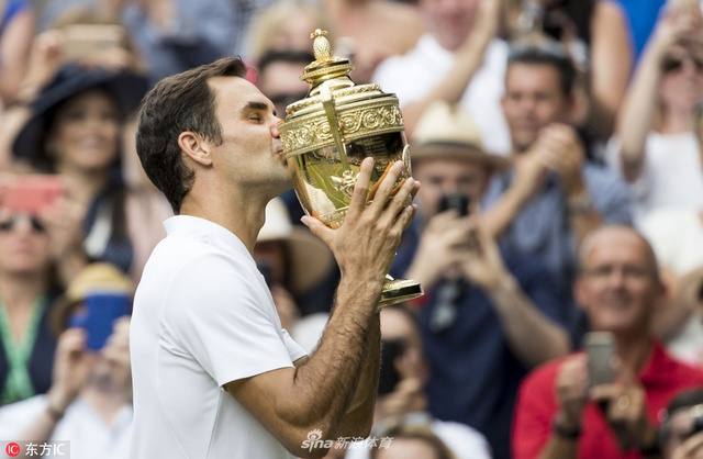 费德勒深情亲吻奖杯