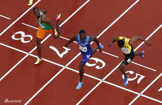 加特林以10秒06列小组第二