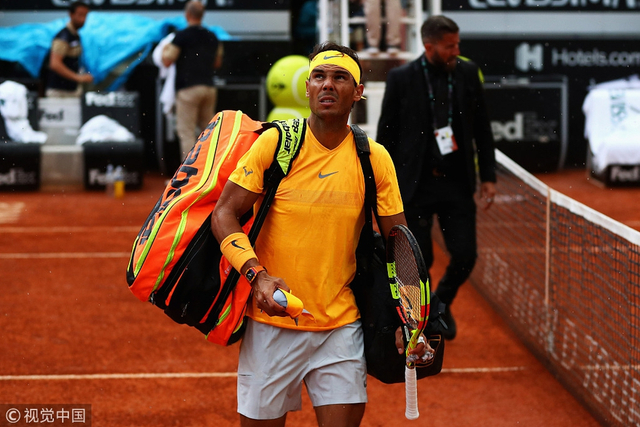 罗马赛纳达尔2-1兹维列夫夺冠