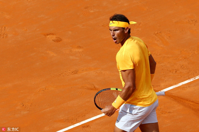 罗马赛纳达尔2-1兹维列夫夺冠