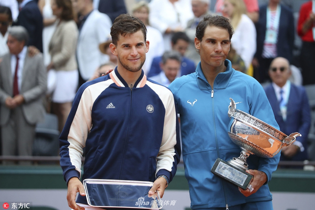 2018法网男单颁奖仪式