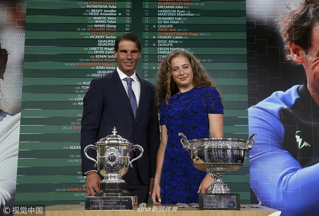 法网抽签纳达尔奥斯塔彭科出席