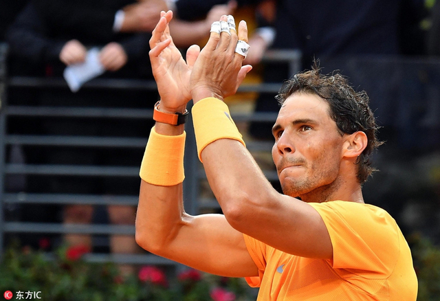 罗马赛纳达尔2-1兹维列夫夺冠