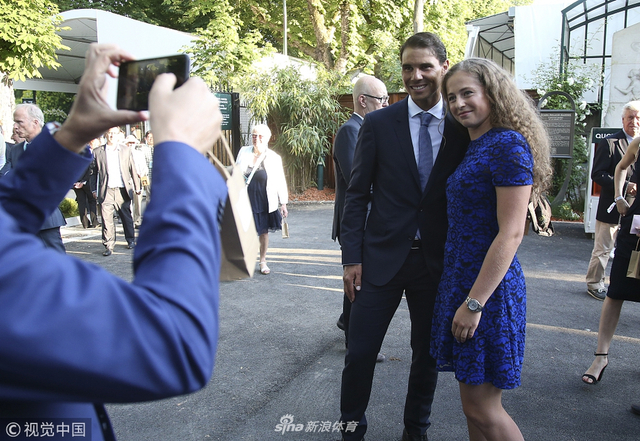 法网抽签仪式纳达尔奥斯塔彭科出席