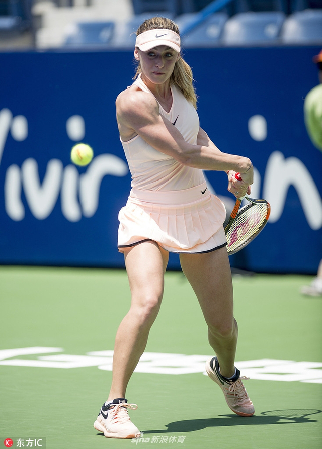 当地时间2018年4月2日,墨西哥蒙特雷,2018年wta蒙特雷公开赛女单首轮