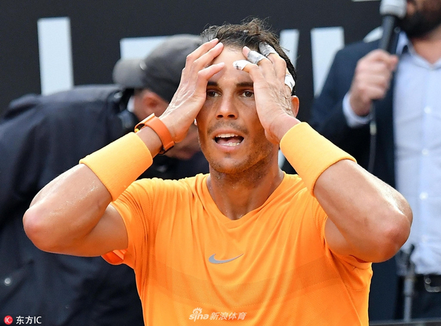 罗马赛纳达尔2-1兹维列夫夺冠