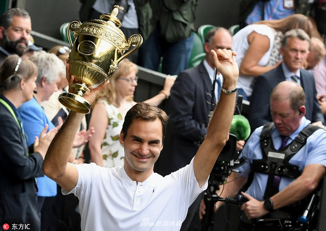费德勒温网第8次捧起挑战者杯