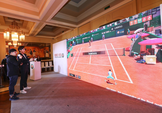 李娜靳东出席法网罗兰加洛斯之夜