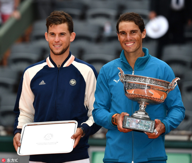 2018法网男单颁奖仪式