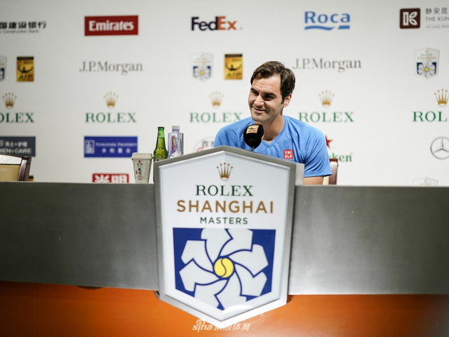 新浪直击费德勒上海赛前发布会
