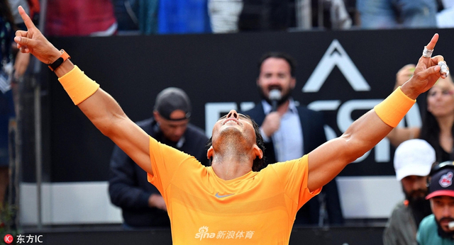 罗马赛纳达尔2-1兹维列夫夺冠