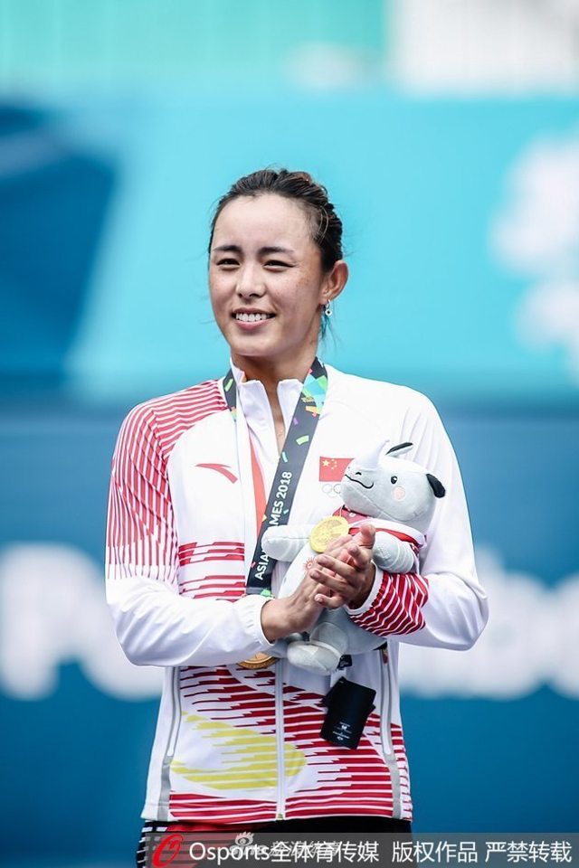 亚运会网球女单王蔷夺金张帅银牌
