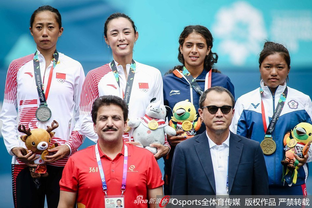 亚运会网球女单王蔷夺金张帅银牌