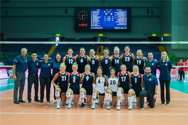 美国女排昆山站阵容